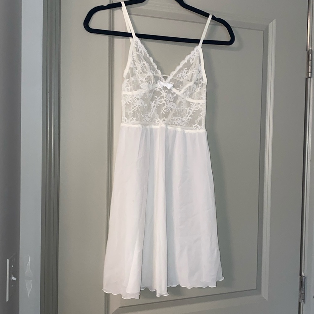 Sexy Lingerie Woman Nightie for Home Lace Lingerie Built in Bra Sleepwear